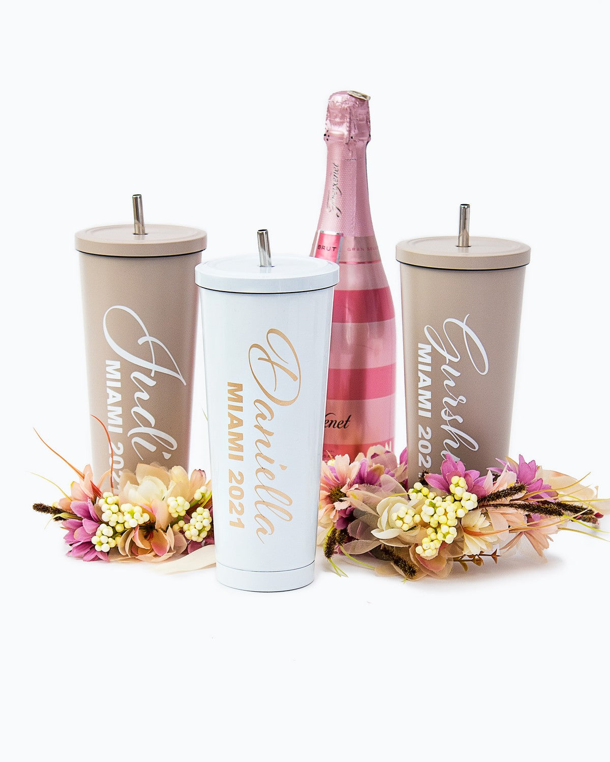 Personalized Party Metallic Tumblers 24 oz - Tumblers