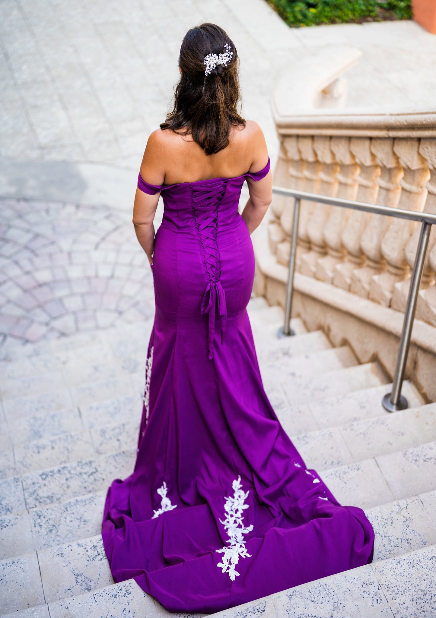 Mermaid Lace Maxi Bridesmaid Dress
