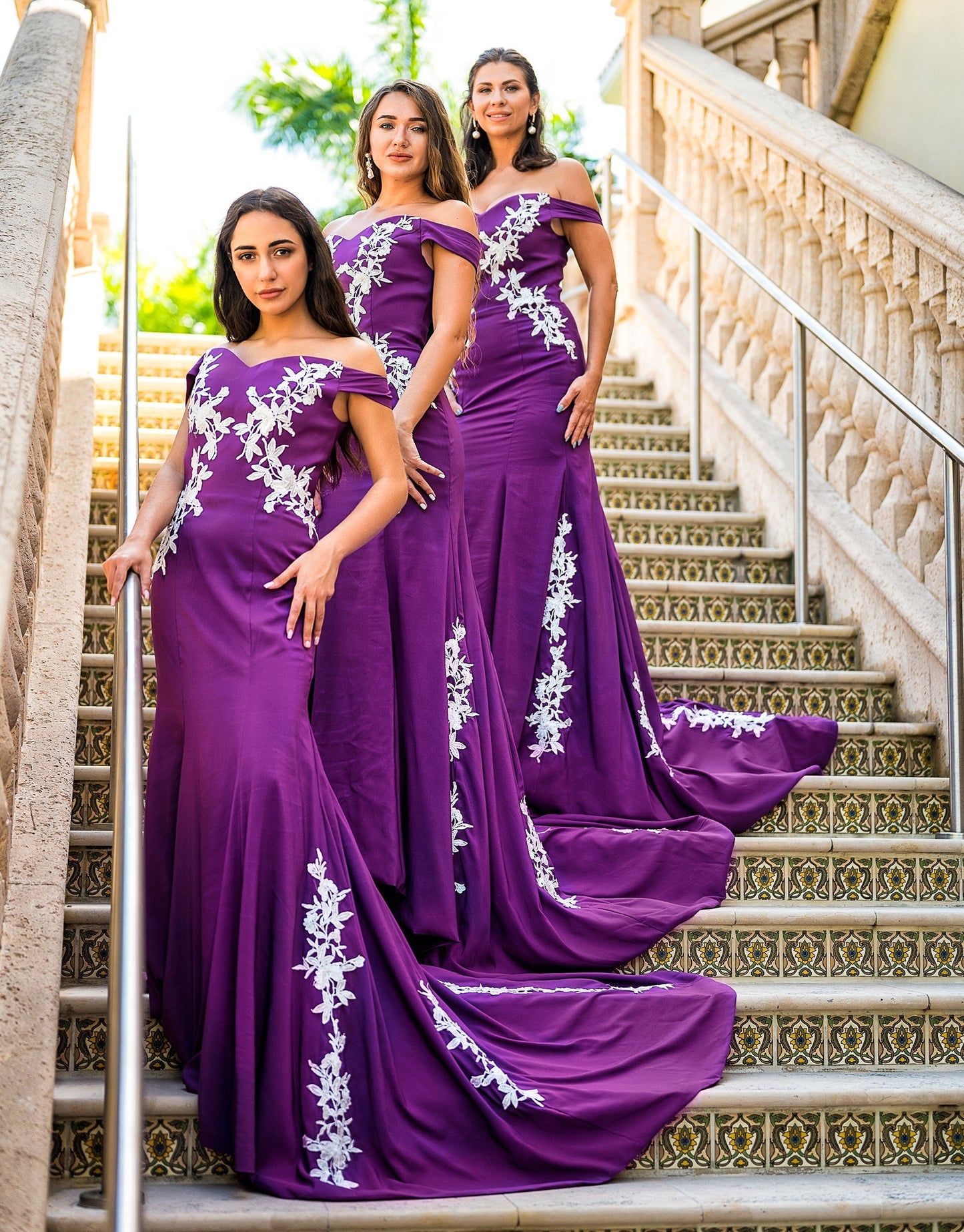 Mermaid Lace Maxi Bridesmaid Dress