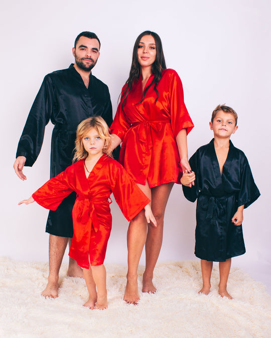 Family Matching Personalized Satin Robes