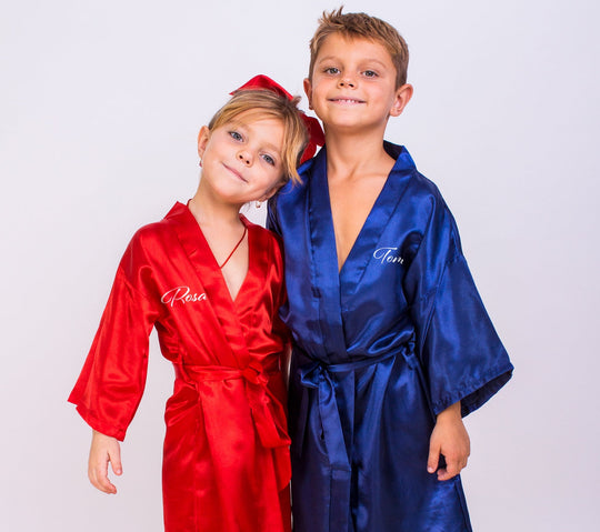 Family Matching Personalized Satin Robes