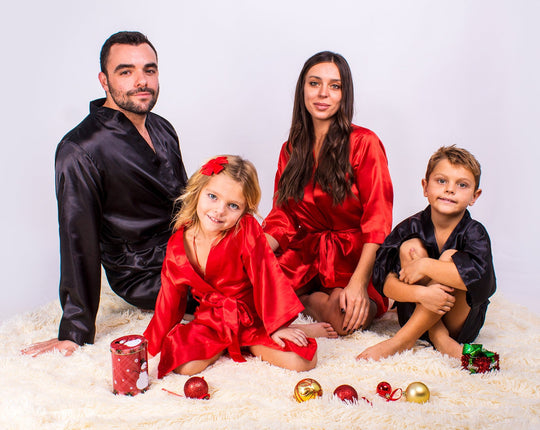 Family Matching Personalized Satin Robes