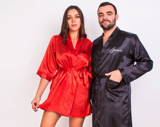 Family Matching Personalized Satin Robes