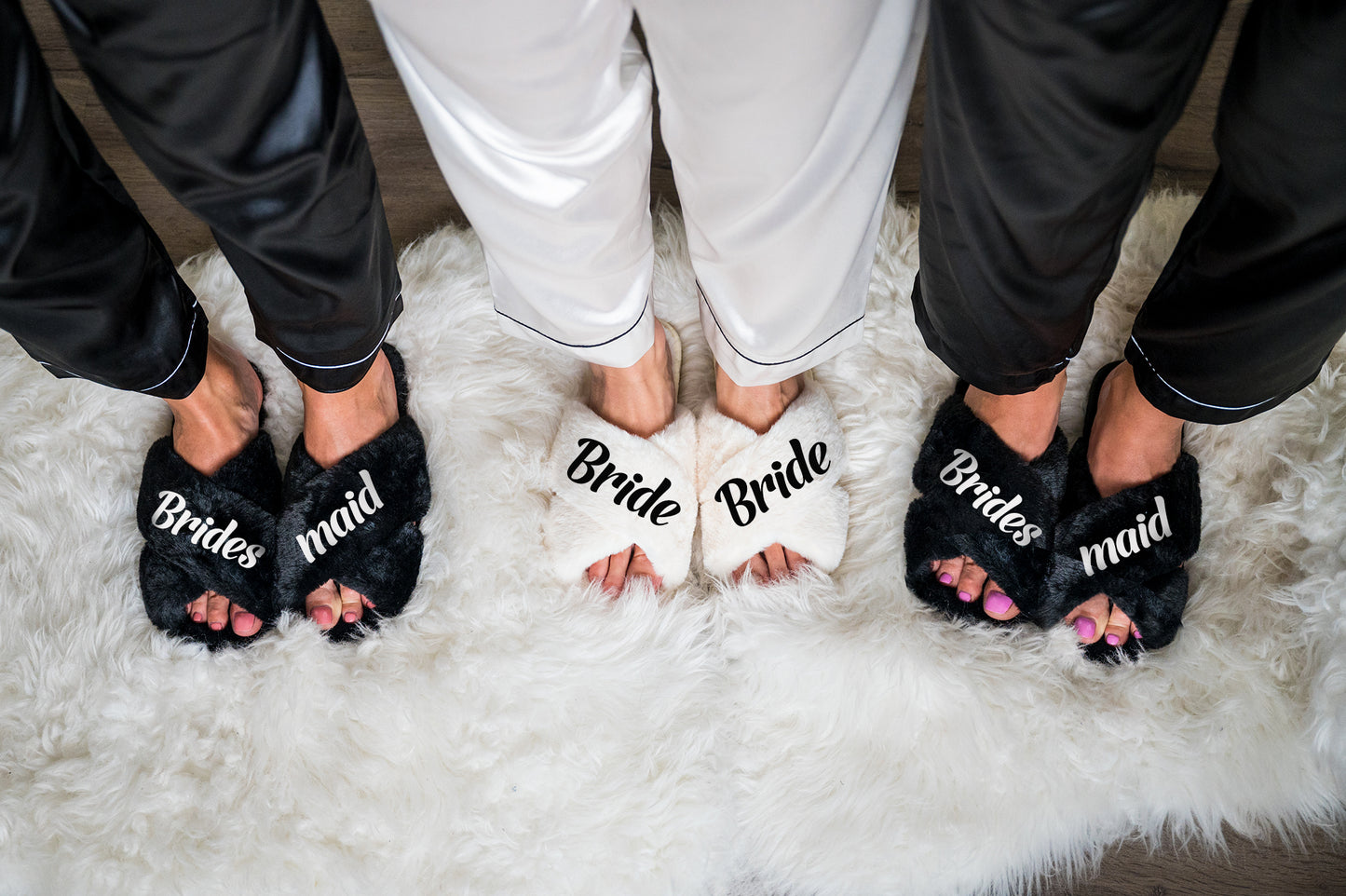 Custom Fluffy Cross Slippers style 1