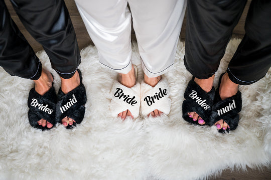 Custom Fluffy Cross Slippers