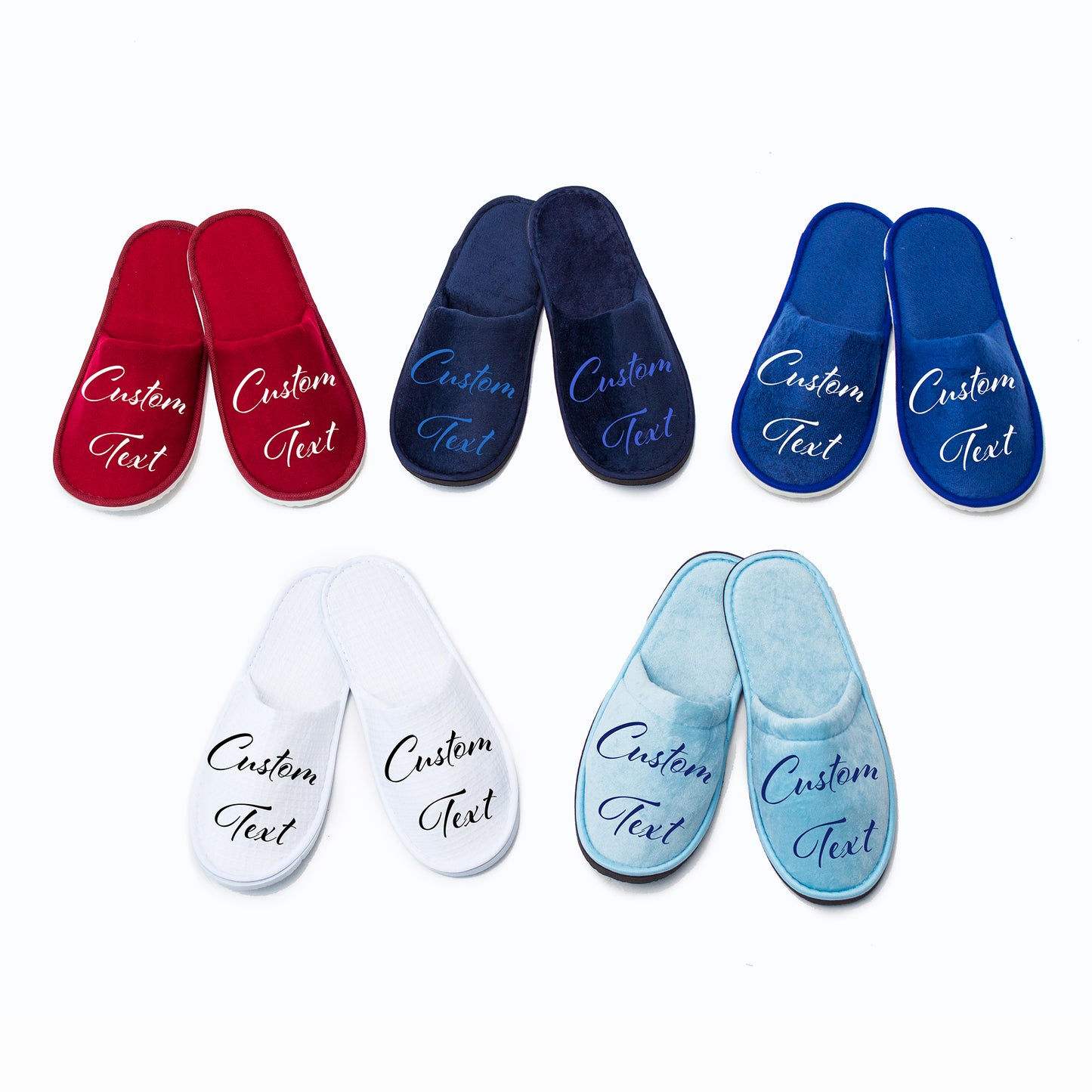 Custom Closed Toe Men's Slippers