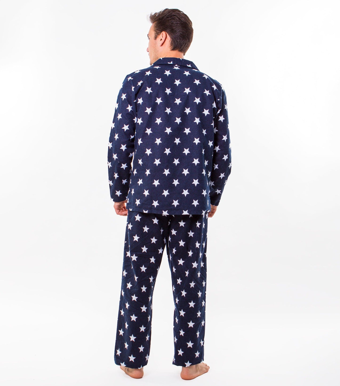 Stars Print Menโs Pajama Set - Menโs Pajamas