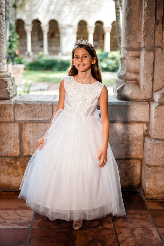 SAMPLE SALE! Flower Girls Lace Dresses A Line With Buttons
