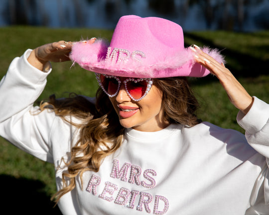 Custom Pink Cowboy Hats