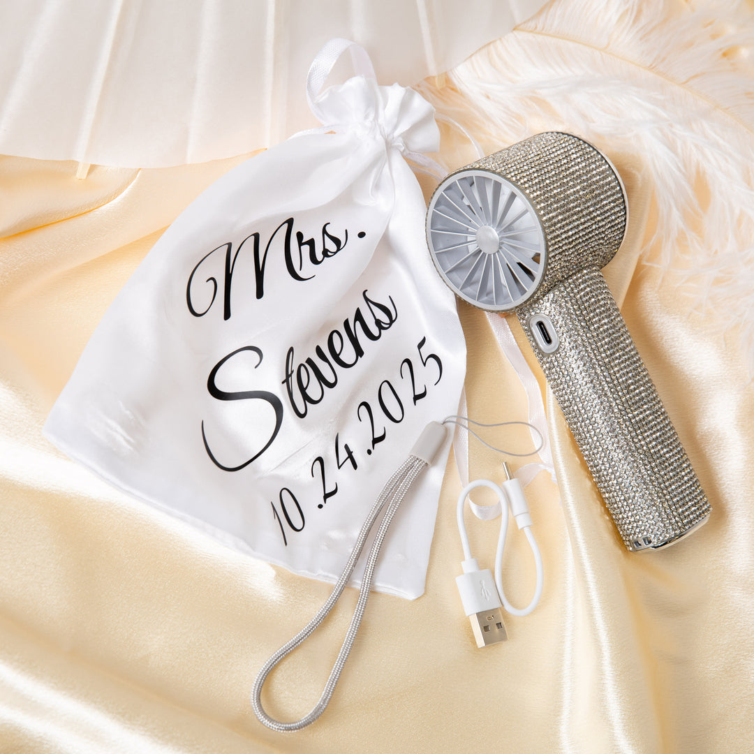 Bridal Handheld Fan