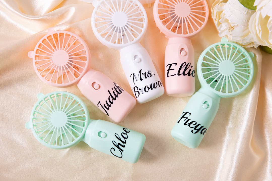 Personalized Mini Handheld Fans