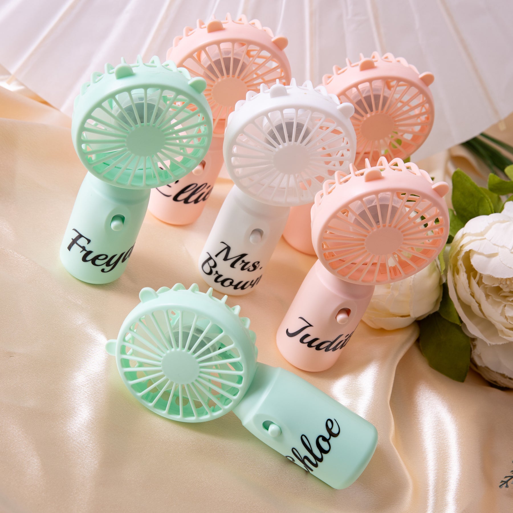 Mini Fan Merch Personalized Mini Handheld Fans – Sunny Boutique Miami