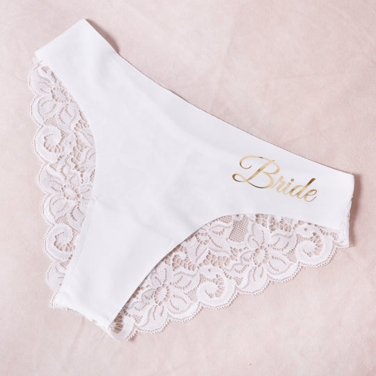 Custom Crochet Bride Underwear