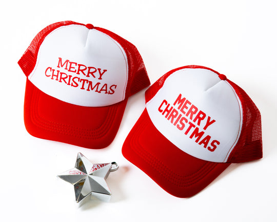 Merry Christmas Trucker Cap