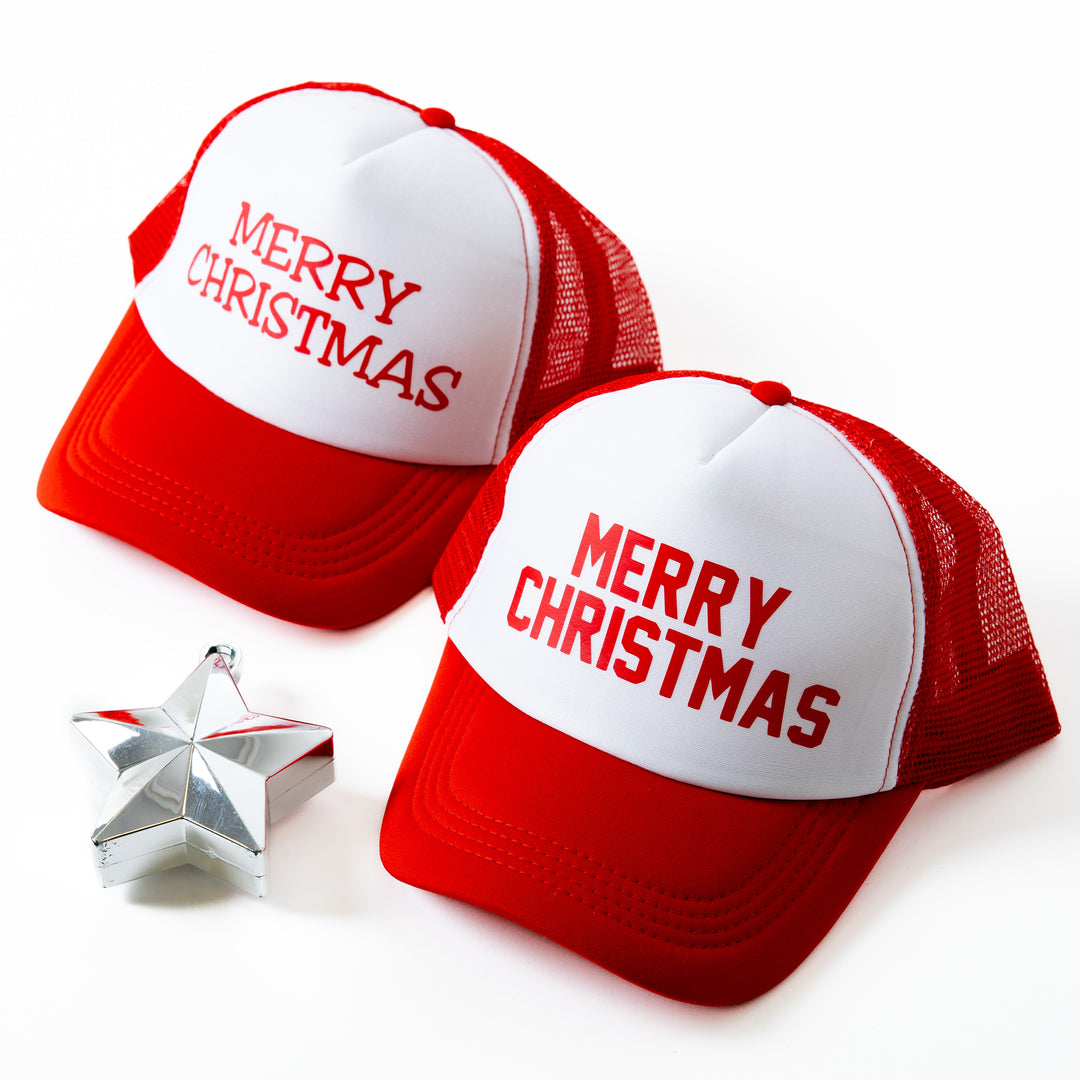 Merry Christmas Trucker Cap