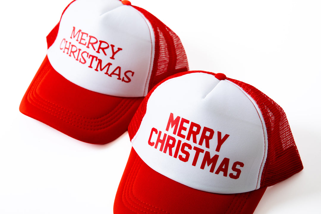 Merry Christmas Trucker Cap