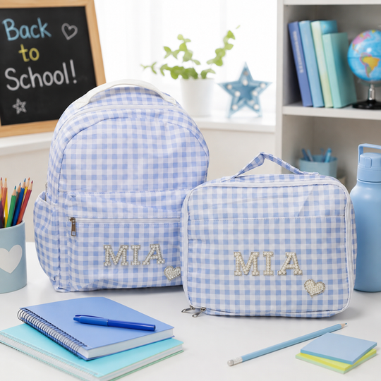 Personalized Kids Pkaod Backpack and Lunch Box Set