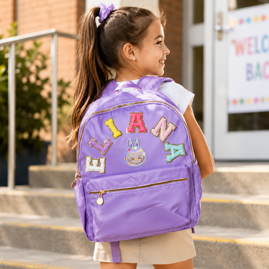 Personalized Girls Backpack, Custom School Backpack