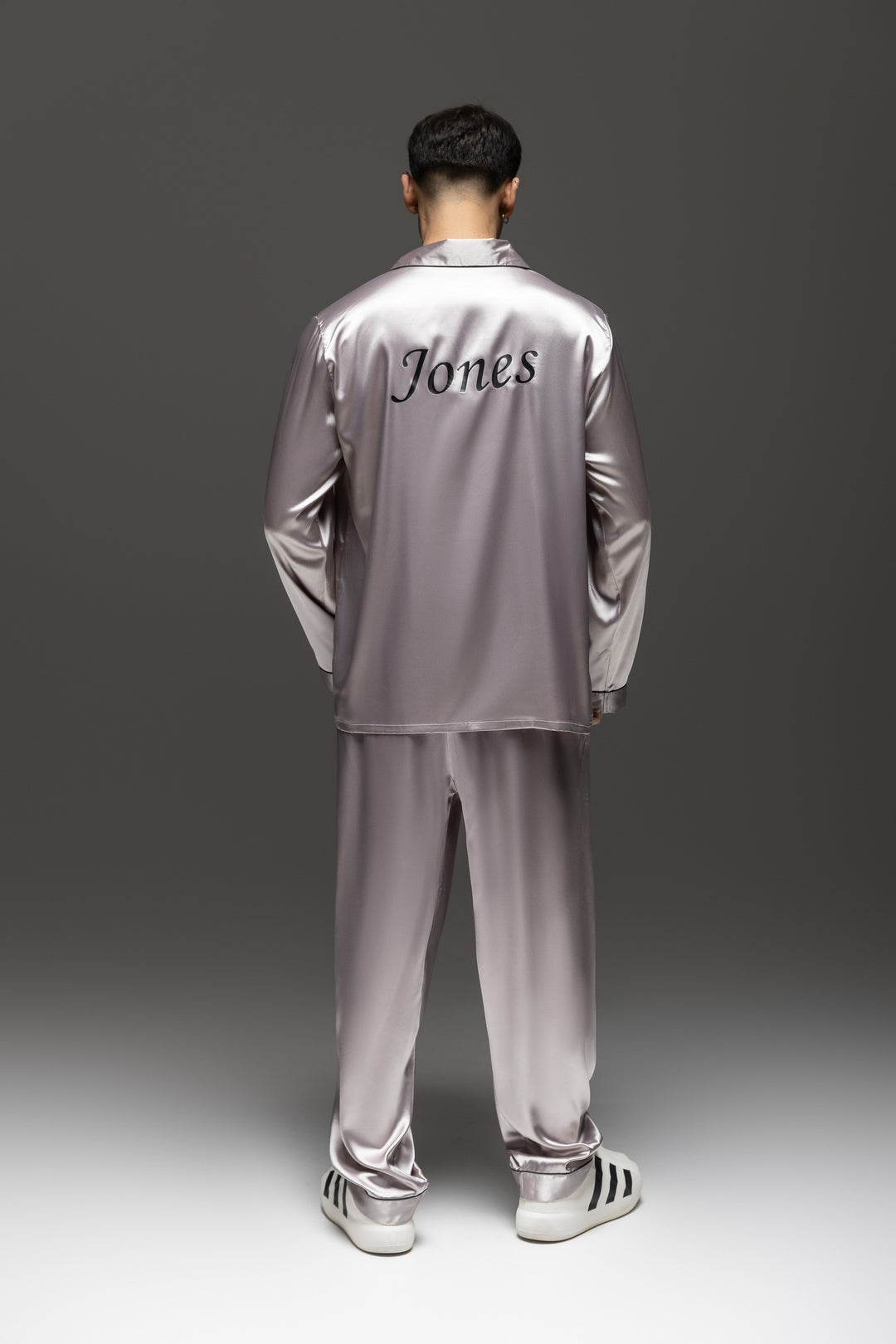 Personalized Men's Satin Pajama Set