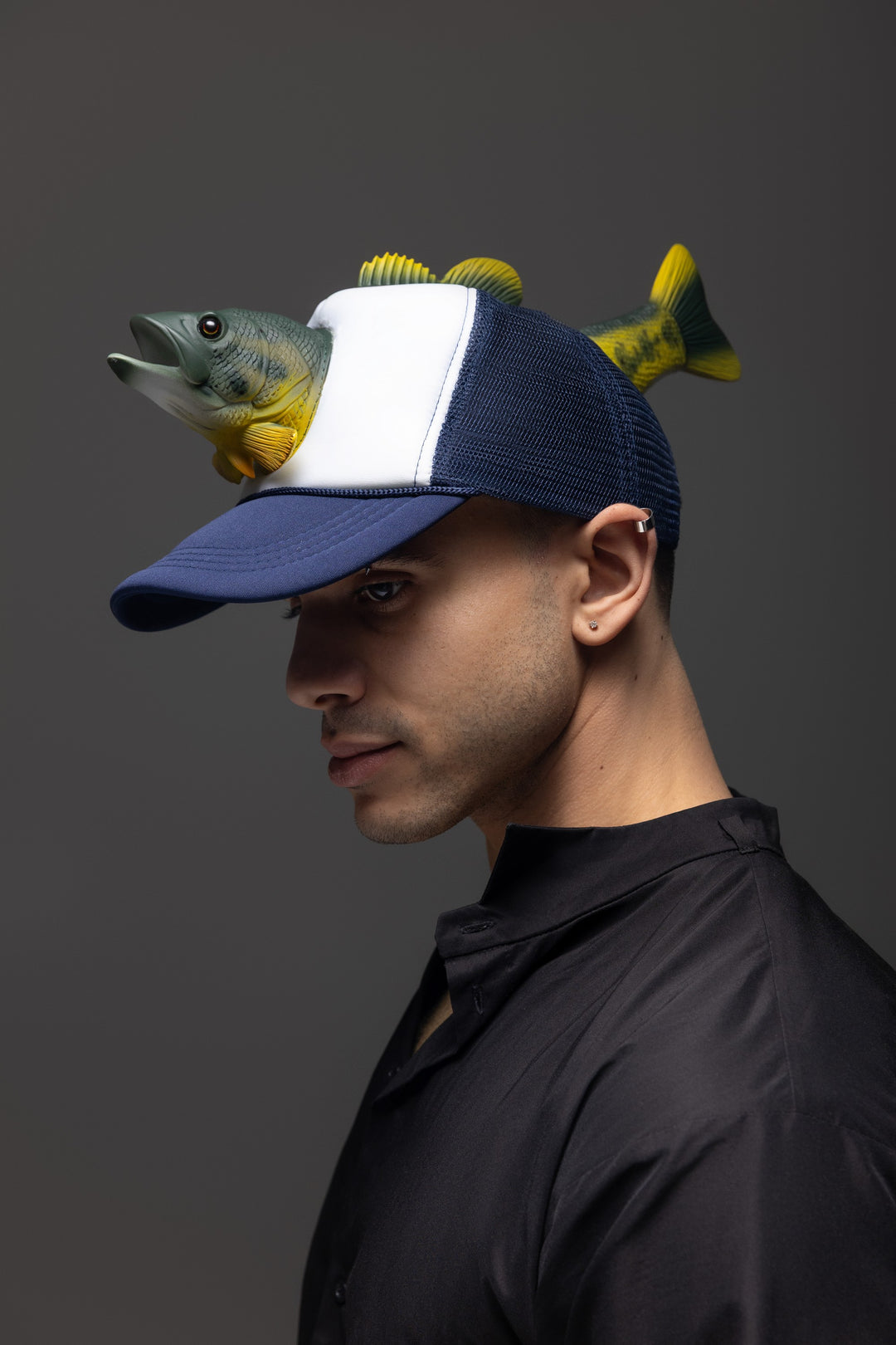 Men's Fish Trucker Caps