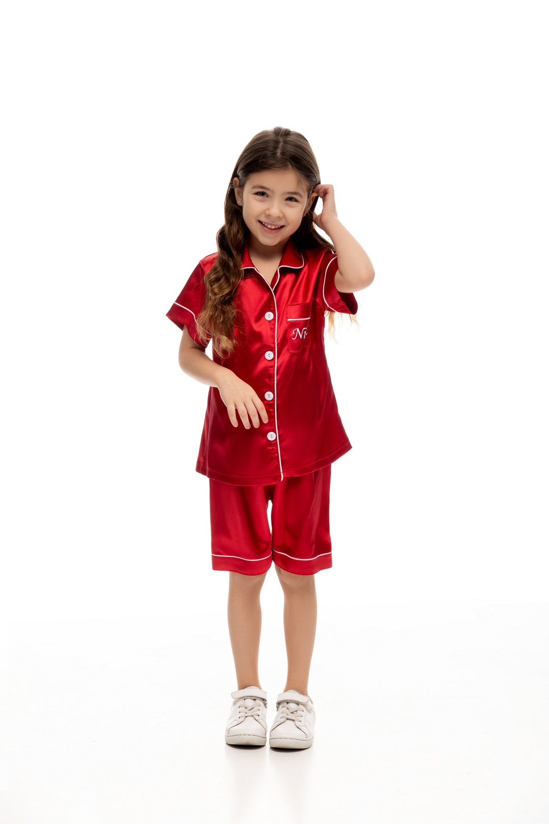 Kids Unisex Satin Customized Pajama Sets