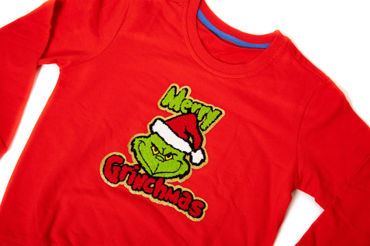 Merry Grinchmas Red Sweatshirt