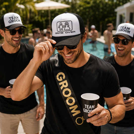 Game Over Funny Bachelorette Cap