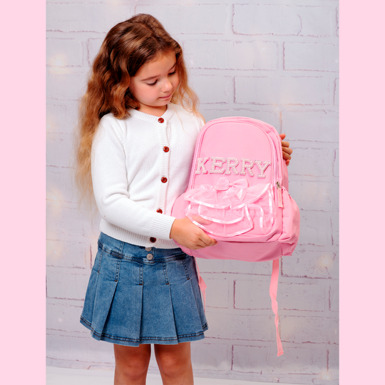 Custom Ruffled Backpacks