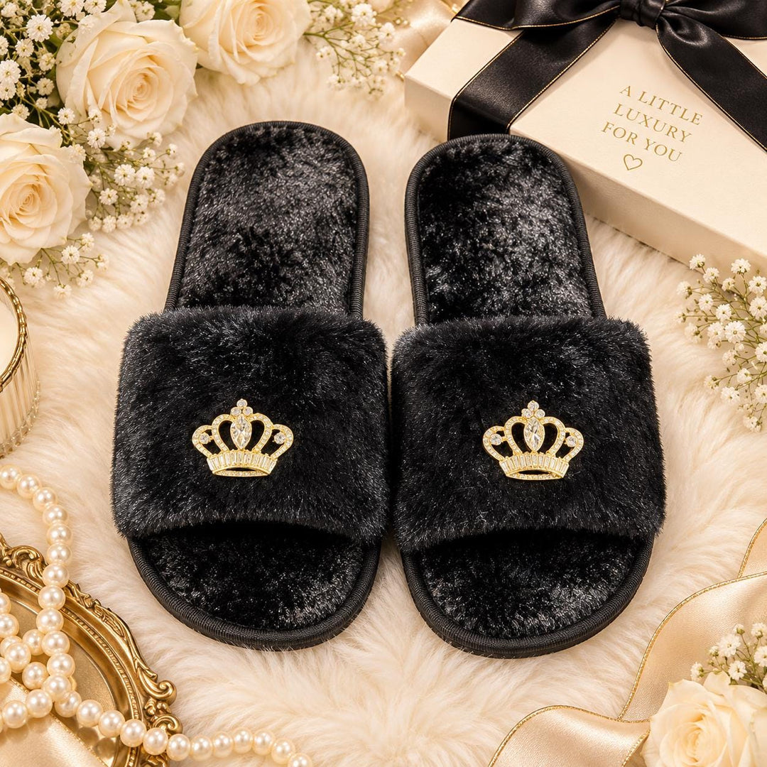 Queen Crown Slippers for Women