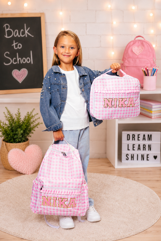 Personalized Backpack and Lunch Box for Boys and Girls