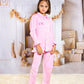 Custom Kids Cotton Christmas Ruffle Pajamas