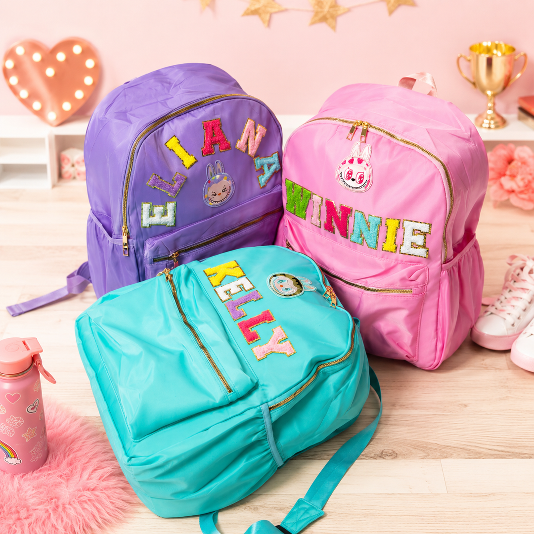 Personalized Girls Backpack, Custom School Backpack