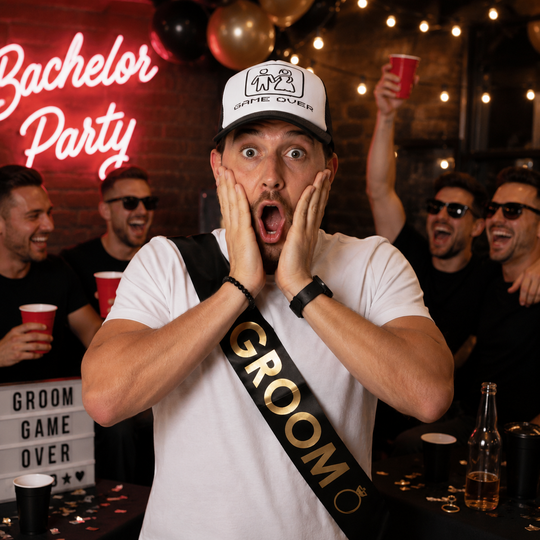 Game Over Funny Bachelorette Cap