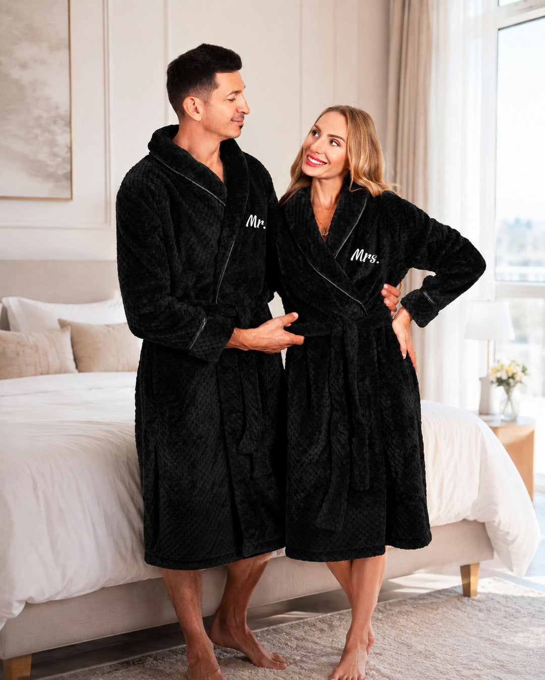 Personalized Bathrobe for Him and Her