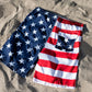 4th of July USA Men Custom Swim Trunks