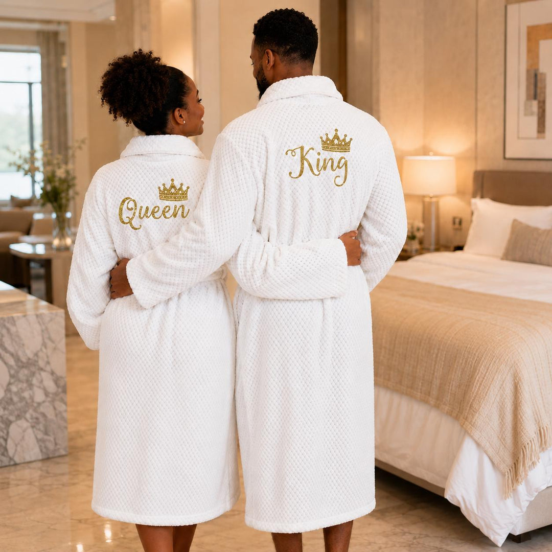 Personalized Bathrobe for Him and Her