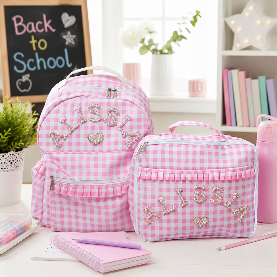 Personalized Kids Pkaod Backpack and Lunch Box Set