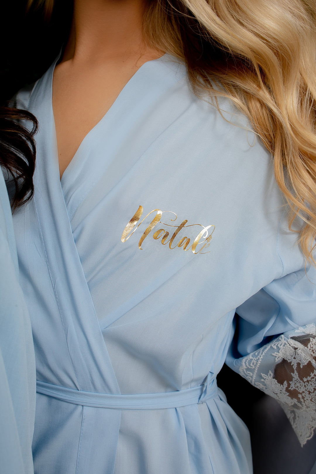 Personalized Cotton Lace Robes