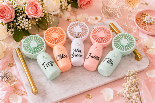 Personalized Wedding Fans