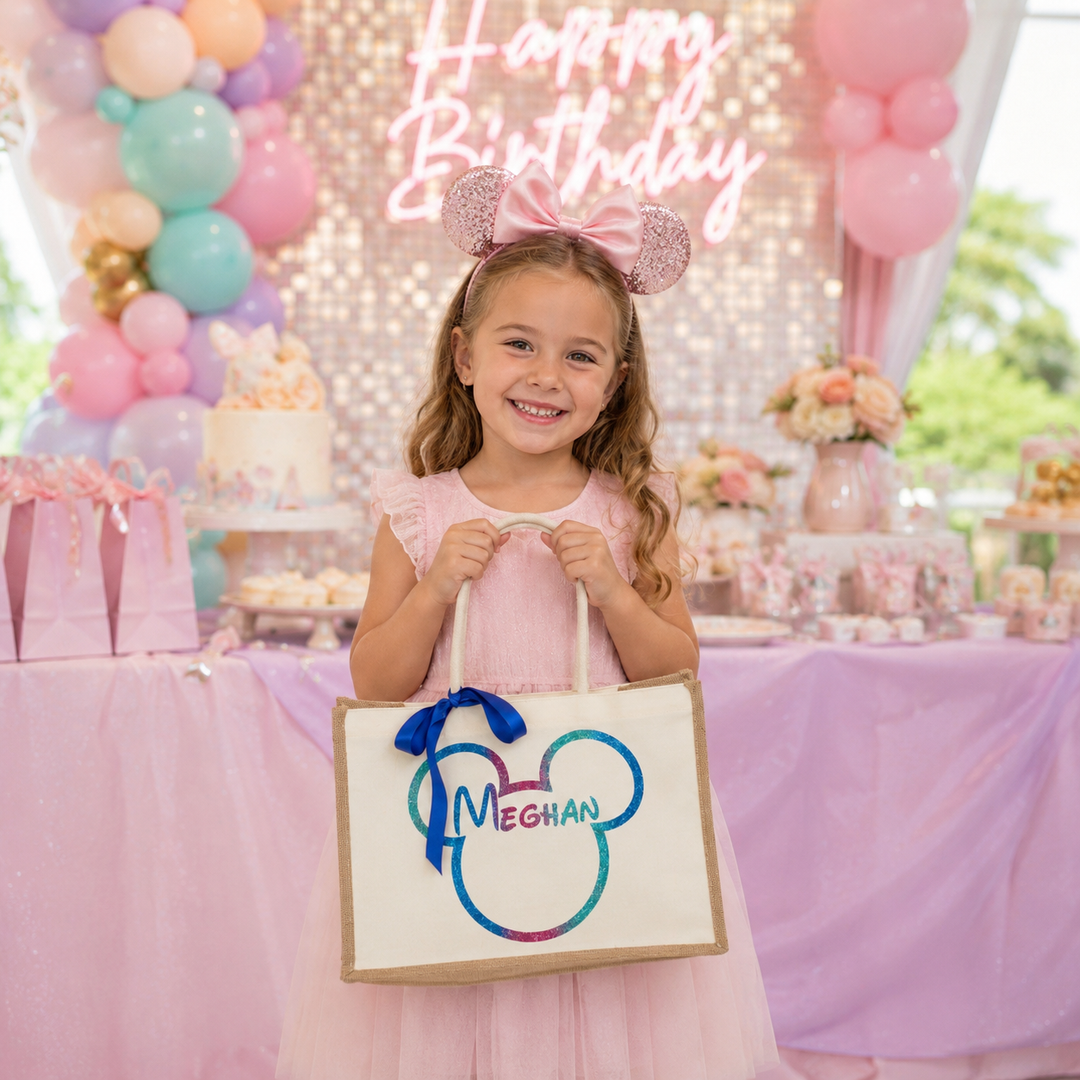 Personalized Theme Park Tote Bag