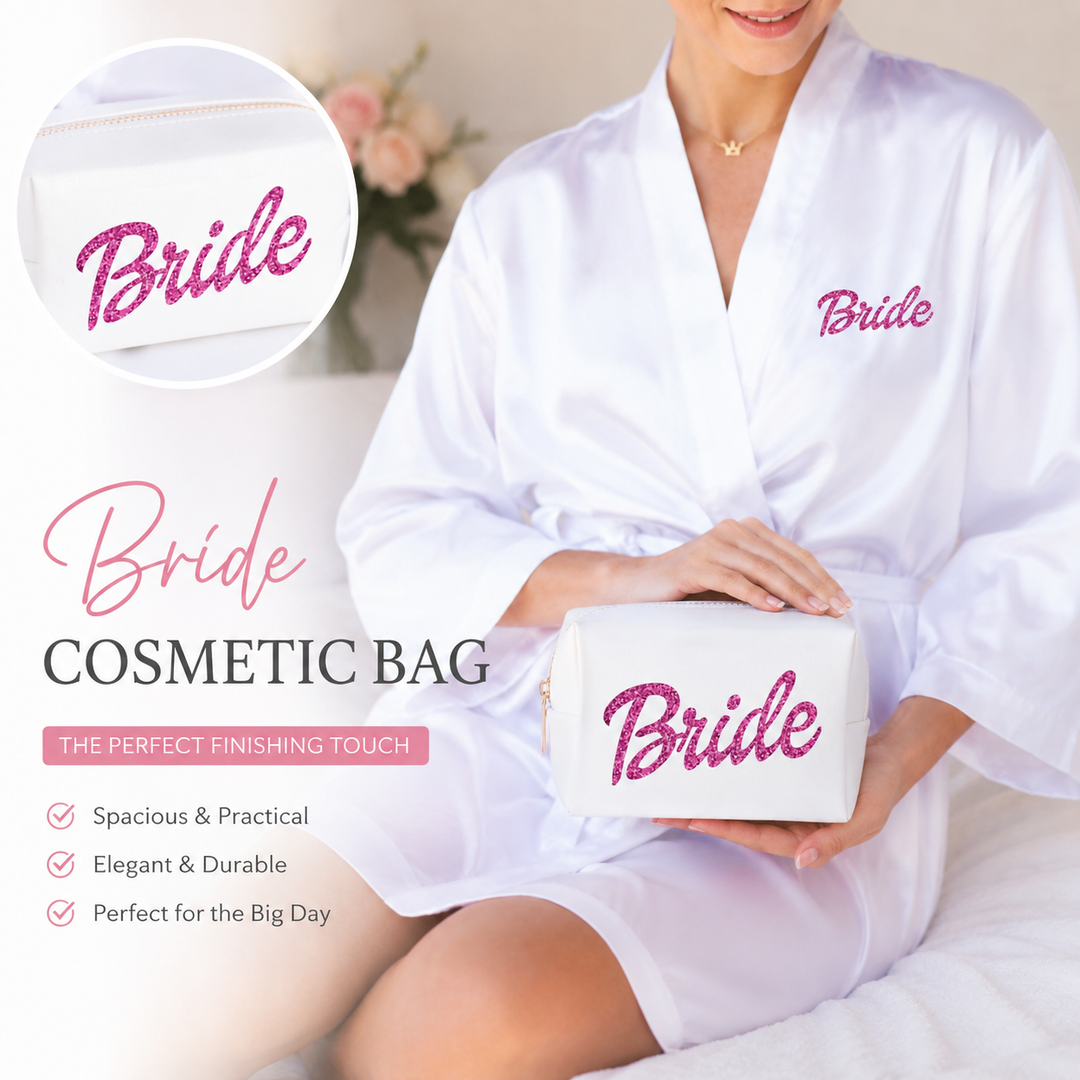 Bride Custom Make up Bag