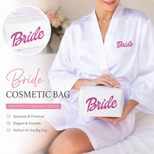 Bride Custom Make up Bag