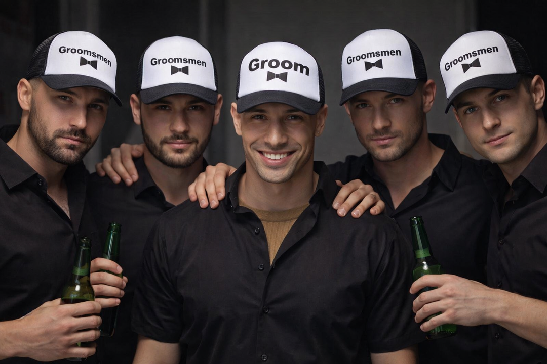 Groomsmen Custom Trucker Caps