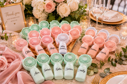 Personalized Wedding Fans