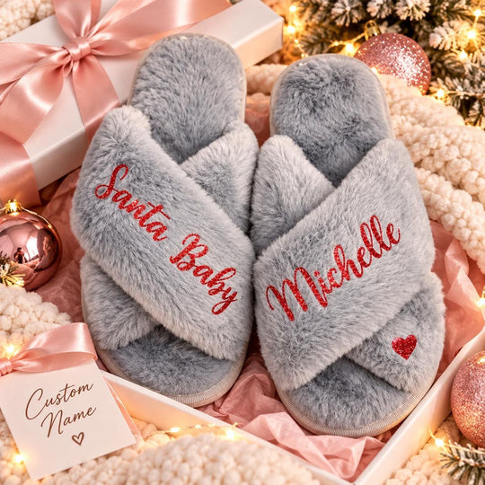 Christmas Personalized Party Slippers