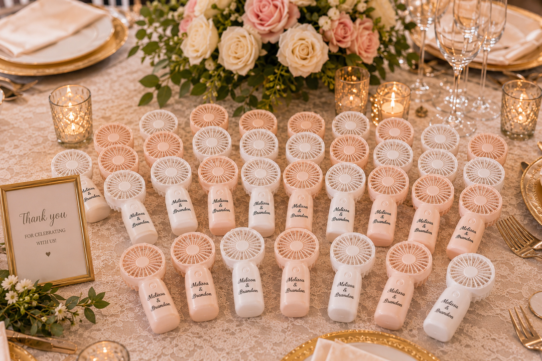 Personalized Wedding Fans