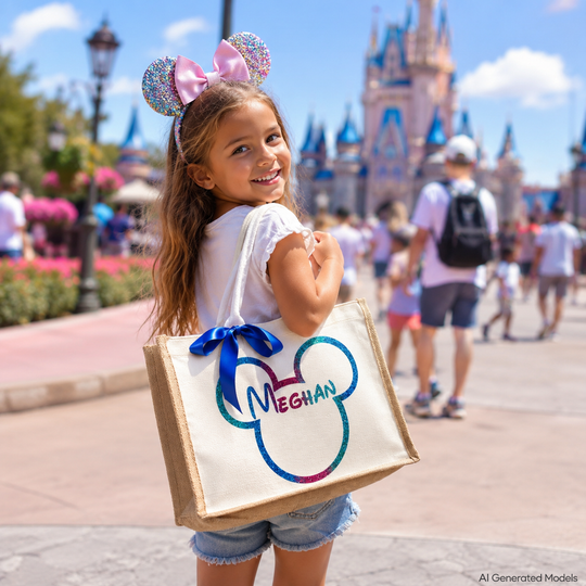 Personalized Theme Park Tote Bag