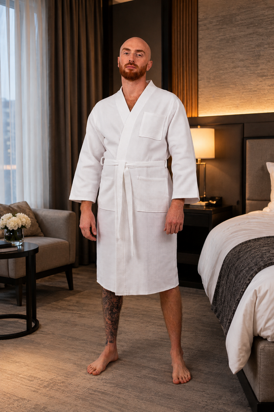 Men's Custom Long Bathrobe