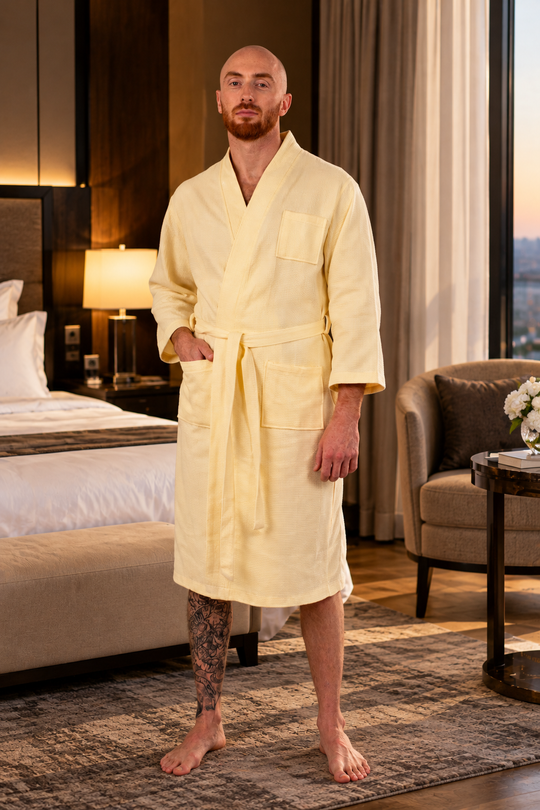Men's Custom Long Bathrobe