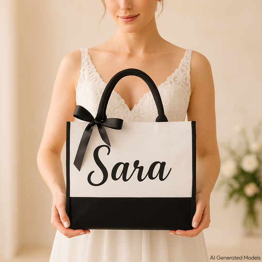 Custom Bridal Tote bag